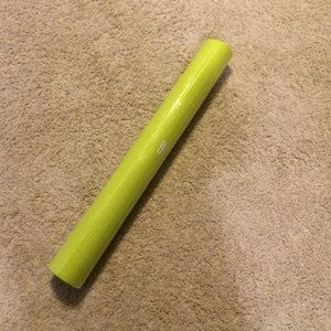 Lime green yoga mat
